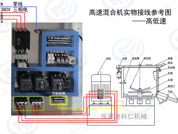 高速混合機(jī)接線圖